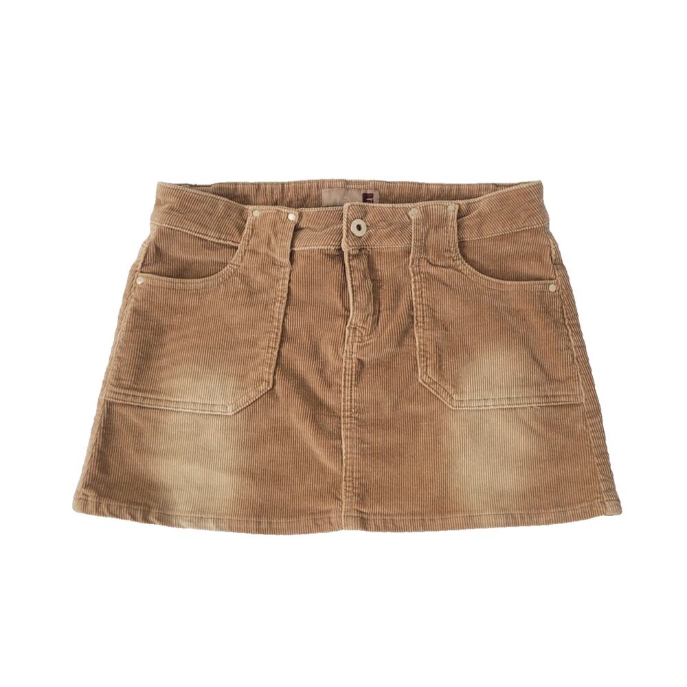 Vintage Y2k Corduroy Stonewashed Micro Skirt Size M Boho Forest Fairy Indie